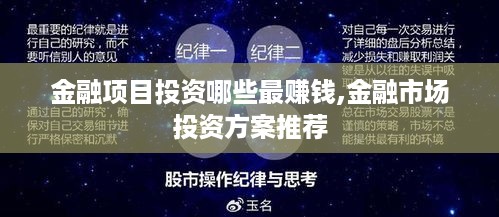 金融项目投资哪些最赚钱,金融市场投资方案推荐