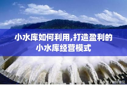 小水库如何利用,打造盈利的小水库经营模式