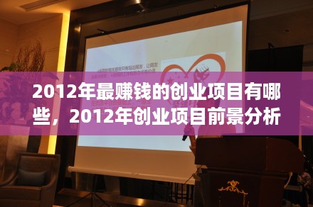 2012年最赚钱的创业项目有哪些，2012年创业项目前景分析