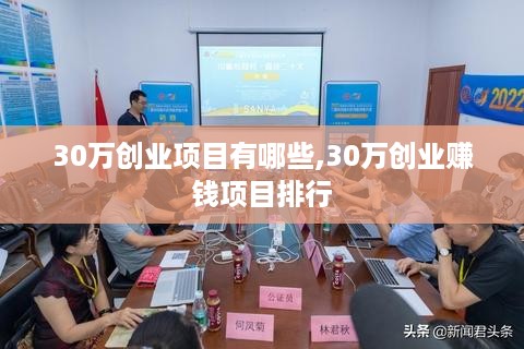 30万创业项目有哪些,30万创业赚钱项目排行