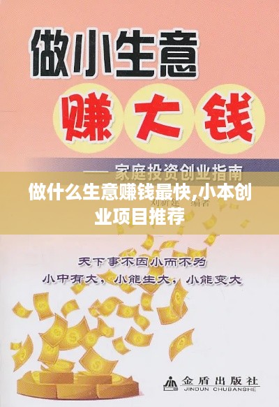 做什么生意赚钱最快,小本创业项目推荐