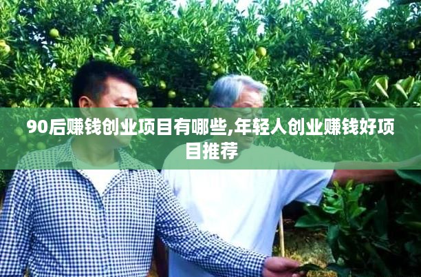 90后赚钱创业项目有哪些,年轻人创业赚钱好项目推荐