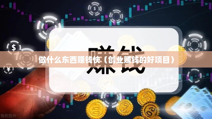 做什么东西赚钱快（创业赚钱的好项目）