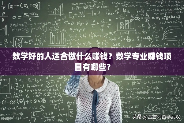 数学好的人适合做什么赚钱？数学专业赚钱项目有哪些？