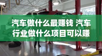 汽车做什么最赚钱 汽车行业做什么项目可以赚钱