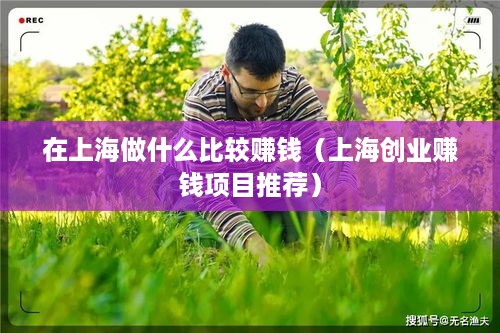 在上海做什么比较赚钱（上海创业赚钱项目推荐）