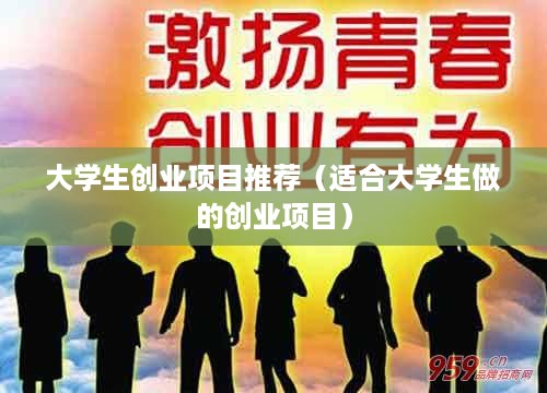 大学生创业项目推荐（适合大学生做的创业项目）