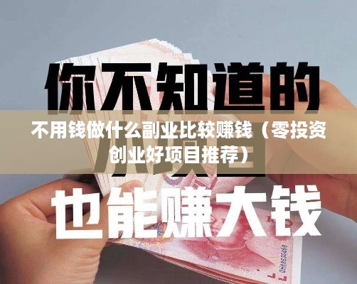 不用钱做什么副业比较赚钱（零投资创业好项目推荐）