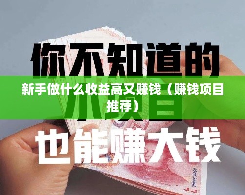 新手做什么收益高又赚钱（赚钱项目推荐）