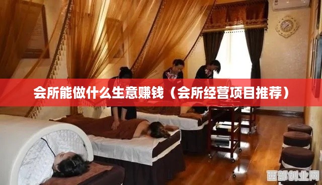 会所能做什么生意赚钱（会所经营项目推荐）