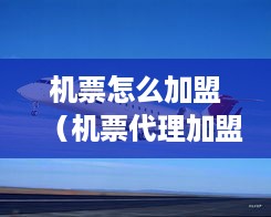 机票怎么加盟（机票代理加盟流程详解）