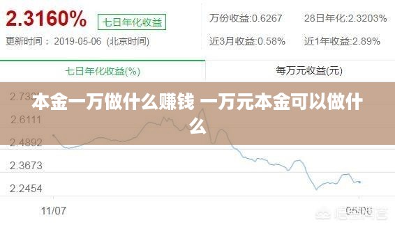 本金一万做什么赚钱 一万元本金可以做什么