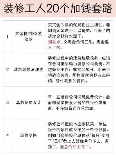 装修工人赚钱的途径有哪些？如何提高收入