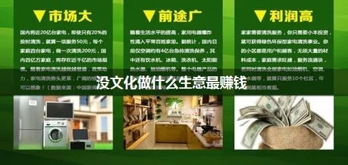 没文化想赚钱做什么？