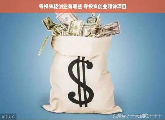 6万以内的创业项目，让你轻松实现财富增值